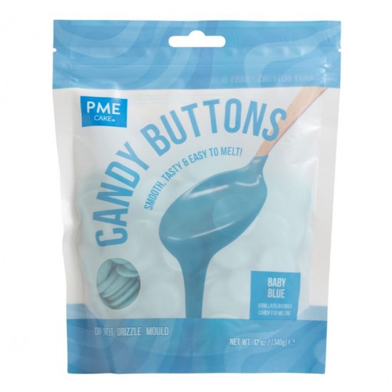 PME Candy Buttons - Γαλάζιο 340gr.