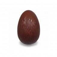 Αυγό Πασχαλινό 17 εκ σαγρέ με σοκολάτα Γάλακτος Γυμνό 250γρ.