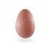 Αυγό Σοκολατένιο 17 εκ σαγρέ ροζ Γυμνό 250γρ. με γεύση φράουλα