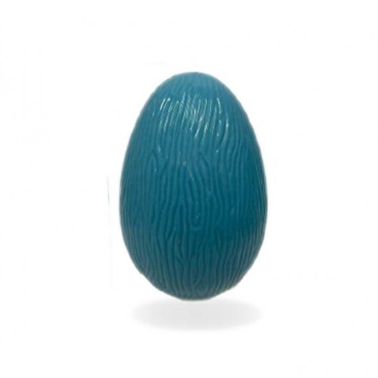 Αυγό Σοκολατένιο 17 εκ Μπλε σαγρέ Γυμνό 250γρ. με γεύση Τσιχλόφουσκα