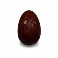 Αυγό Πασχαλινό 17 εκ σαγρέ με σοκολάτα Υγείας Γυμνό 250γρ.