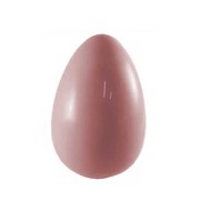 Αυγό Πασχαλινό λείο 20 εκ  Ροζ με γεύση Φράουλα Γυμνό 300γρ.