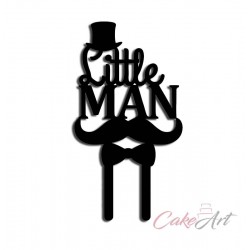 Topper LITTLE MAN μαύρο Ακρυλικό 16,5 Χ 9εκ. 