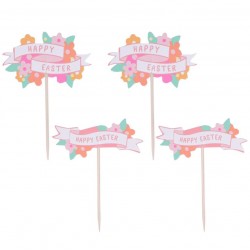 Πασχαλινά Topper για Cup Cakes 24 Τεμ.