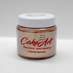 Bronze χρώμα γυαλάδας σε σκόνη 50g. - CakeArt