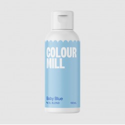 Baby Blue βρώσιμο χρώμα λιποδιαλυτό 100ml - Colour Mill
