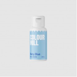 Baby Blue βρώσιμο χρώμα λιποδιαλυτό 20ml - Colour Mill 