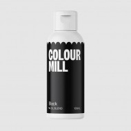 Μαύρο βρώσιμο χρώμα λιποδιαλυτό 100ml - Colour Mill