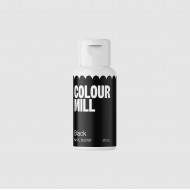 Μαύρο βρώσιμο χρώμα λιποδιαλυτό 20ml - Colour Mill 