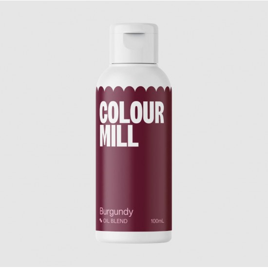 Βουργουνδί βρώσιμο χρώμα λιποδιαλυτό 100ml - Colour Mill