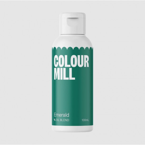 Σμαράγδι βρώσιμο χρώμα λιποδιαλυτό 100ml - Colour Mill