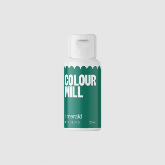 Σμαράγδι βρώσιμο χρώμα λιποδιαλυτό 20ml - Colour Mill