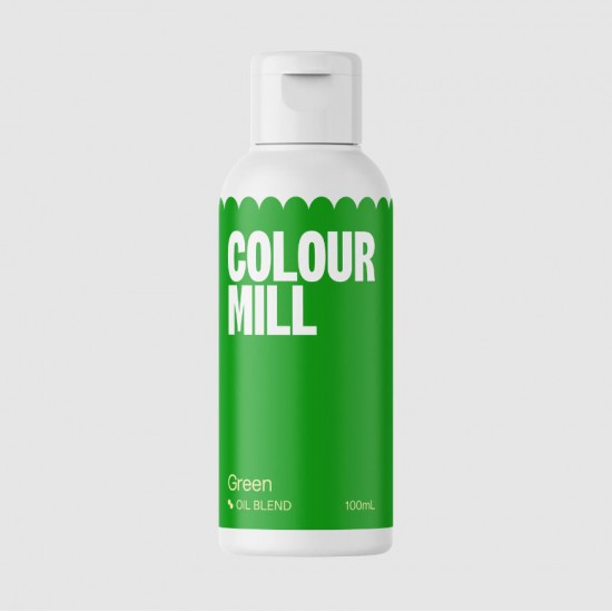 Πράσινο βρώσιμο χρώμα λιποδιαλυτό 100ml - Colour Mill