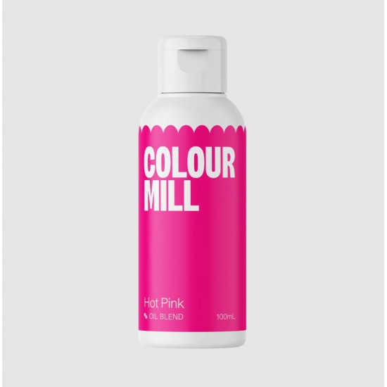 Hot Pink βρώσιμο χρώμα λιποδιαλυτό 100ml - Colour Mill
