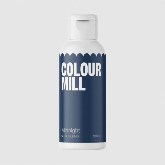 Midnight βρώσιμο χρώμα λιποδιαλυτό 100ml - Colour Mill