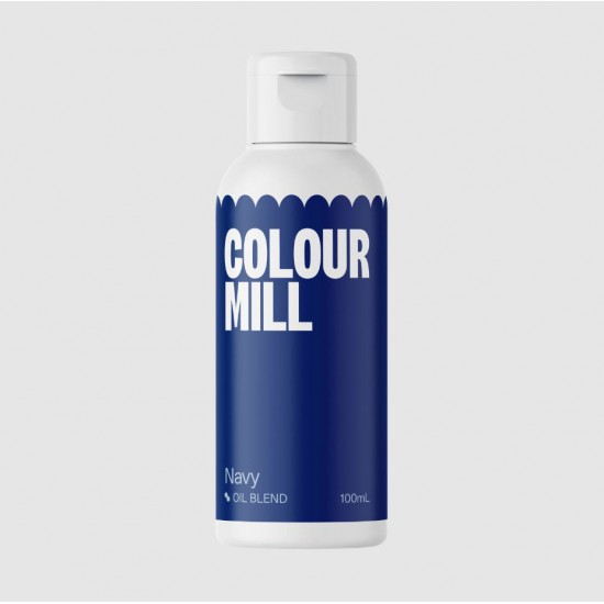 Navy Blue βρώσιμο χρώμα λιποδιαλυτό 100ml - Colour Mill