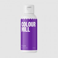Μωβ βρώσιμο χρώμα λιποδιαλυτό 100ml - Colour Mill 