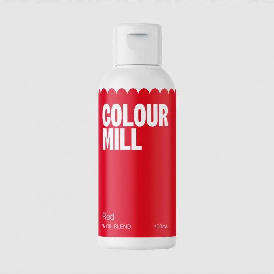 Κόκκινο βρώσιμο χρώμα λιποδιαλυτό 100ml - Colour Mill