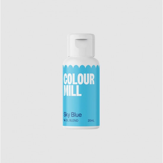 Sky Blue βρώσιμο χρώμα λιποδιαλυτό 20ml - Colour Mill