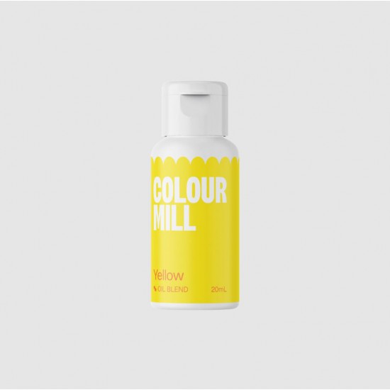 Κίτρινο βρώσιμο χρώμα λιποδιαλυτό 20ml - Colour Mill