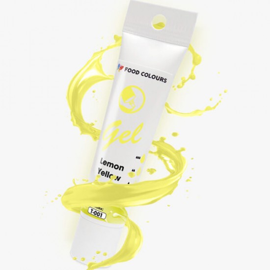 Κίτρινο Λεμονιού - Χρώμα τροφίμων σε τζελ 30g