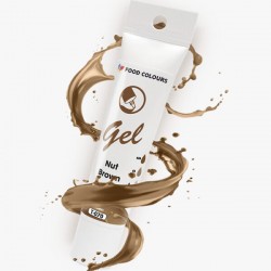 Καφέ καρυδιού - Χρώμα τροφίμων σε τζελ 30g