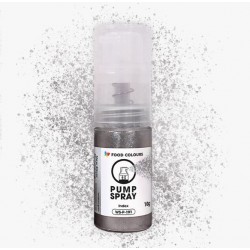 Ασημί λαμπερό μεταλλικό χρώμα σε σπρέι με αντλία 10g  - Χωρίς Ε171