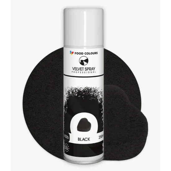 Βούτυρο Κακάο Σπρέι Μαύρο Velvet BLACK - 100ml