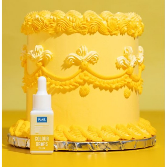 Κιτρινο βρώσιμο χρώμα λιποδιαλυτό 20ml