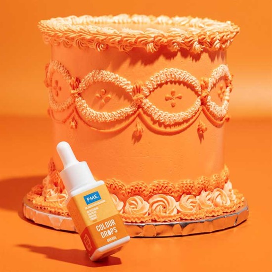 Πορτοκαλί βρώσιμο χρώμα λιποδιαλυτό 20ml