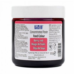 Κόκκινο  Χρώμα Πάστας Berry Red - PME 300γρ.