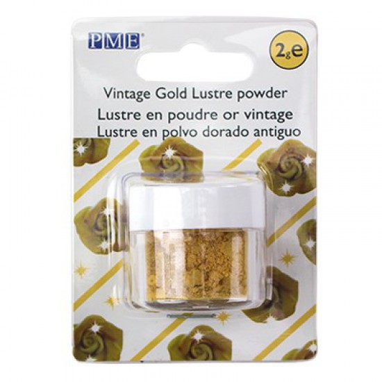 Χρυσό Σαμπανέ χρώμα σε σκόνη 2γρ. της PME - (Champagne Gold)