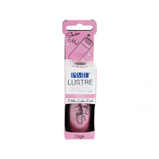 Ροζ Χιόνι - Βρώσιμη σκόνη γυαλάδας υψηλής ποιότητας 10γρ. - PME