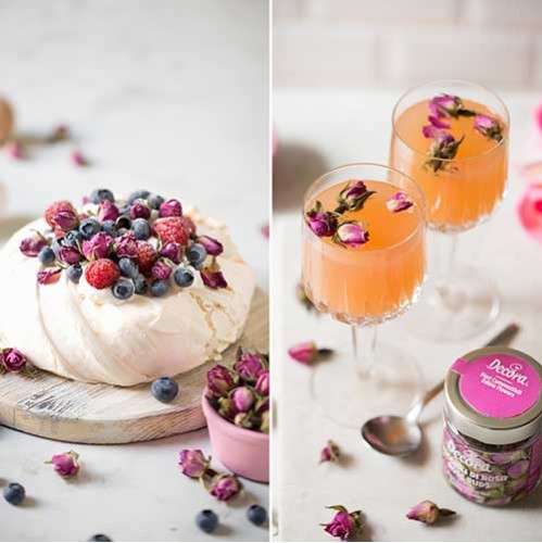 Βρώσιμα Λουλούδια Τριανταφυλλιάς