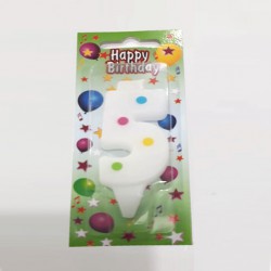 Κεράκι γενεθλίων No:5 - 12 TEM