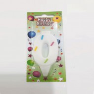 Κεράκι γενεθλίων No:0  - 12Τεμ.