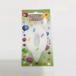 Κεράκι γενεθλίων No:0  - 12Τεμ.