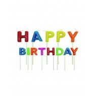 Σετ Κεριά HAPPY BIRTHDAY 13τεμ. 24mm