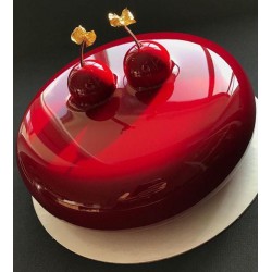 Mirror Glaze γεύση & χρώμα Κεράσι 500gr. - Cherry
