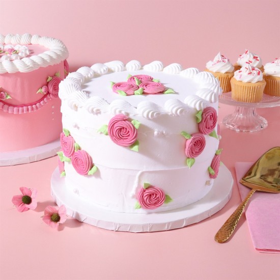 ΔΙΣΚΟΣ 12mm ΣΤΡΟΓΓΥΛΟΣ ΛΕΥΚΟΣ 25 - 30 - 35cm