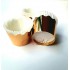 Χρυσό Μεταλλικό - Κυπελάκια για Cupcakes με καραμελόχαρτο - Μικρά Δ5,7xΥ4εκ. 65τεμ
