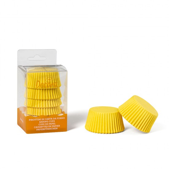 Κίτρινα Καραμελόχαρτα της Decora 75τεμ.