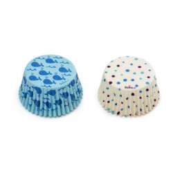 Φάλαινες και Πουά καραμελόχαρτα 36Τεμ. - 50 x 32χιλ - Decora