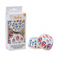 Καραβάκια και Άγκυρες καραμελόχαρτα 36Τεμ. - 50 x 32χιλ - Decora