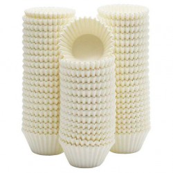 Καραμελόχαρτα Λευκά 5εκ. Βάση - 1000τεμ.