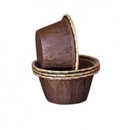 Θήκες MUFFIN Καφέ 5x4εκ.100τεμ.