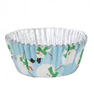 Χιονάνθρωπος - Αντικολλητικά Καραμελόχαρτα αλουμινίου της PME 30τεμ.