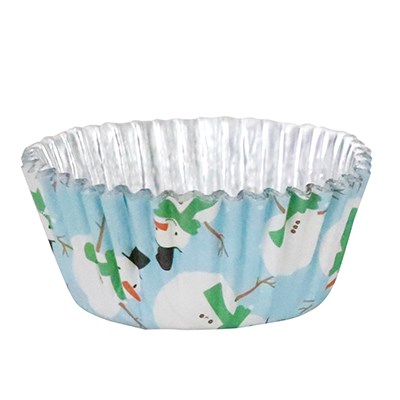 Χιονάνθρωπος - Αντικολλητικά Καραμελόχαρτα αλουμινίου της PME 30τεμ.