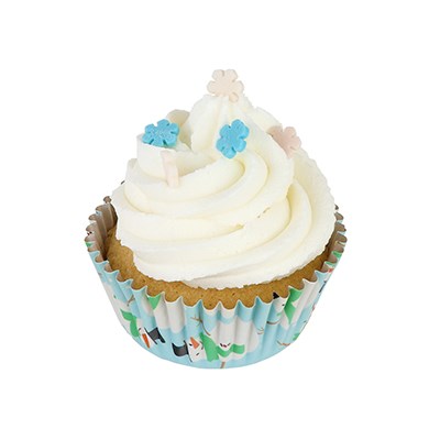 Χιονάνθρωπος - Αντικολλητικά Καραμελόχαρτα αλουμινίου της PME 30τεμ.