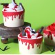 Κυπελλάκια ψησίματος PME ​​για το Halloween με θήκες για cupcakes - Στάζει αίμα (Σετ 12 τεμαχίων)